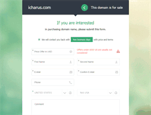 Tablet Screenshot of icharus.com